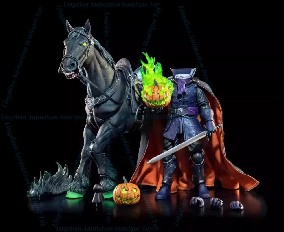 

Four Horsemen Mythical Legion Agent Thank You Wave Headless Horseman with Horse Harness Figure Model Collection Toy Gift