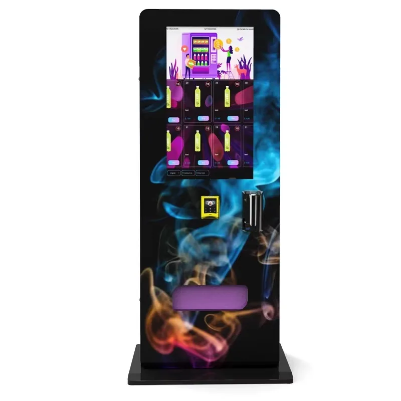 Tcg Game Card Vending Machine Wall Smart 32 Inch Touchscreen Self-service Vending Unit for Student Dormitory Daily Goods Custom