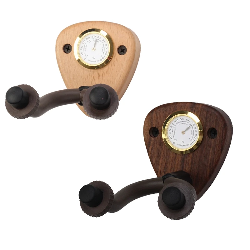 

Wood Guitar Holder Hook Stand Wall Mount Guitar Hanger For Acoustic Electric Guitar / Banjo / Bass Durable Light Wood Color