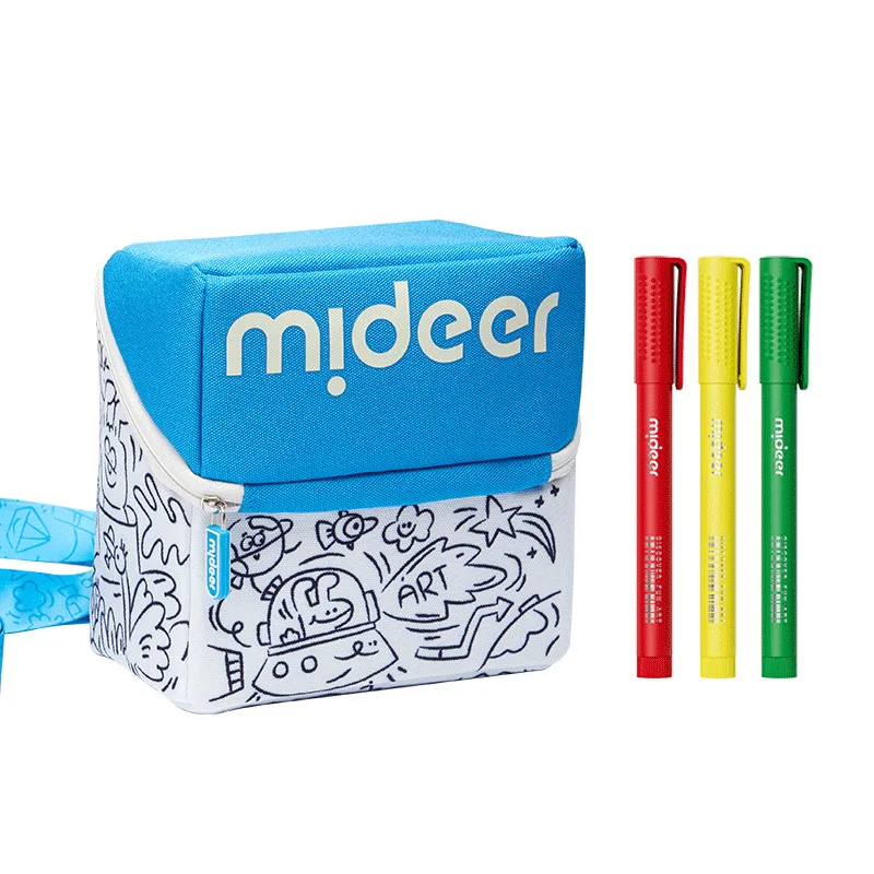 Zestaw markerów akrylowych Mideer do graffiti, mocne kolory, bezwonny, miękka końcówka, szybkoschnące, łatwe do wymazywania, gładkie i równomierne pisaki do malowania dla dzieci.