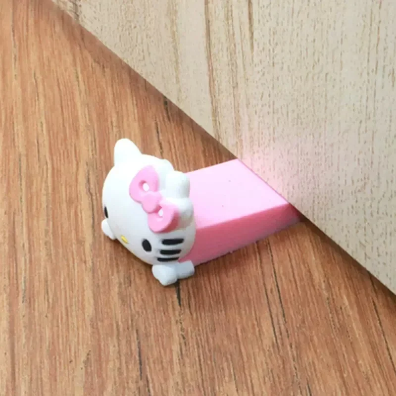 Hello Kitty Door Stopper Sanrio Anime Kawaii Cute Gate Obstruction Barrier Fixed Entrance Clip Baby Anti Pinch Hands Exit Stops