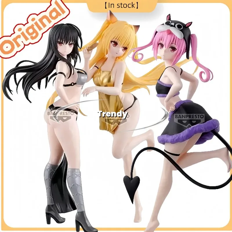 Figura de PVC Original de Bandai Namco, To Love Darkness, Nana Asta Deviluke Kotegawa Yui, Modelo de Anime Genuino, Adorno de Oficina