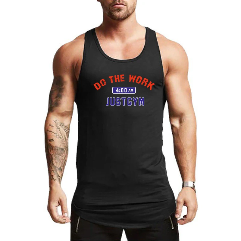 Gym Bodybuilding Westen Workout Muscle Tank Tops Herren Fitness Casual Sport Kleidung Sommer Baumwolle Atmungsaktive Ärmellose T-shirts