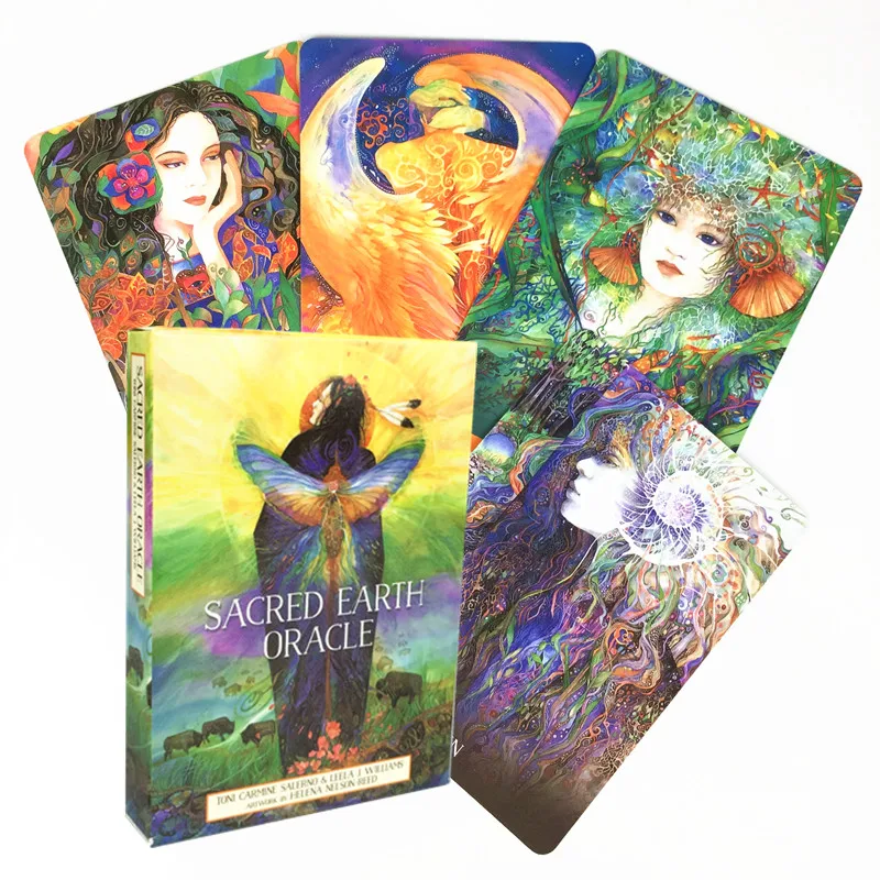 Scared Earth Oracle 45pcs/Set High Quality Divination Board Games Party Entertainment Games Occult Card Game