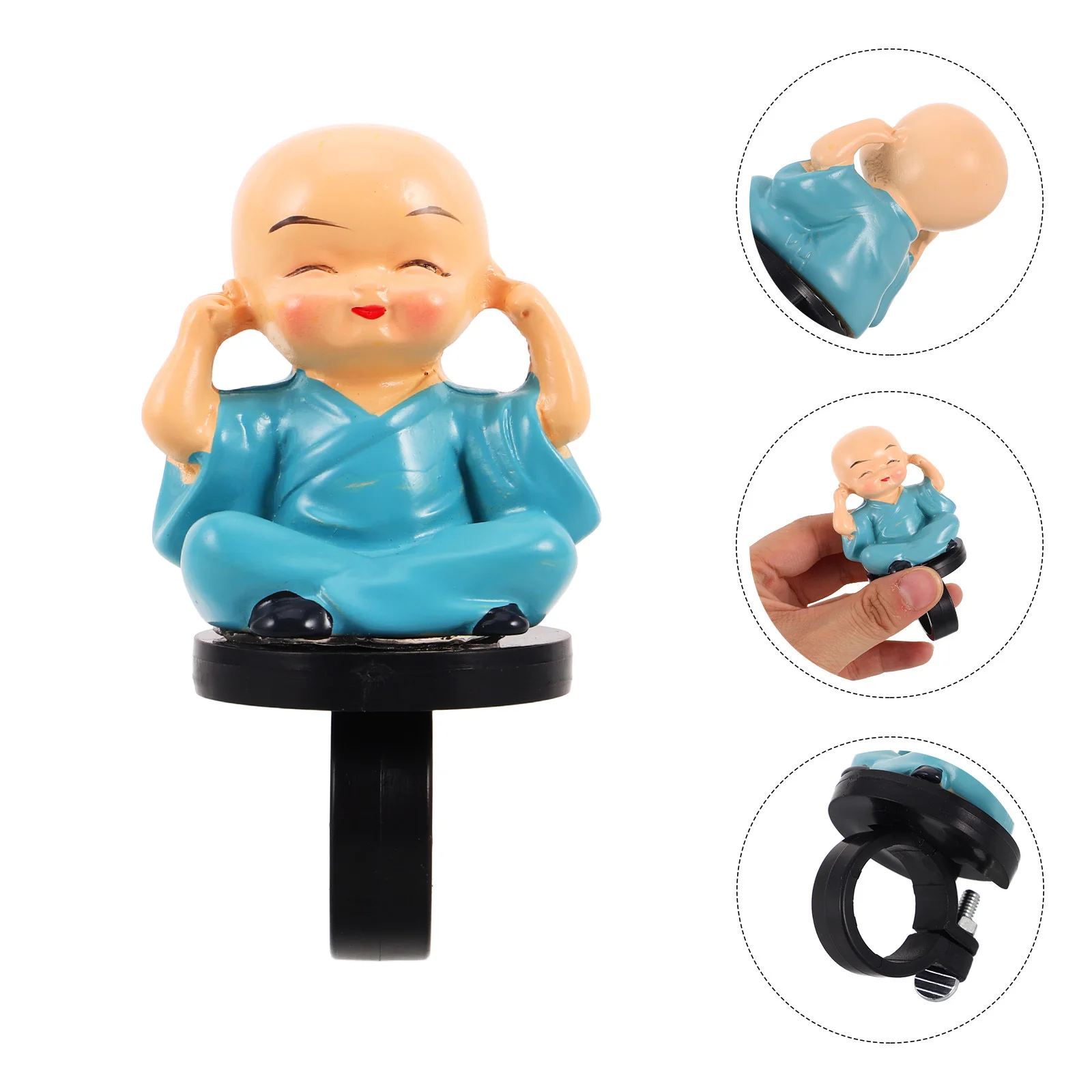 

Cartoon Electric Bike Ornament Motorcycle Strap Bicycle Decor Dashboard Decoration Car Home Office Display Cute Style