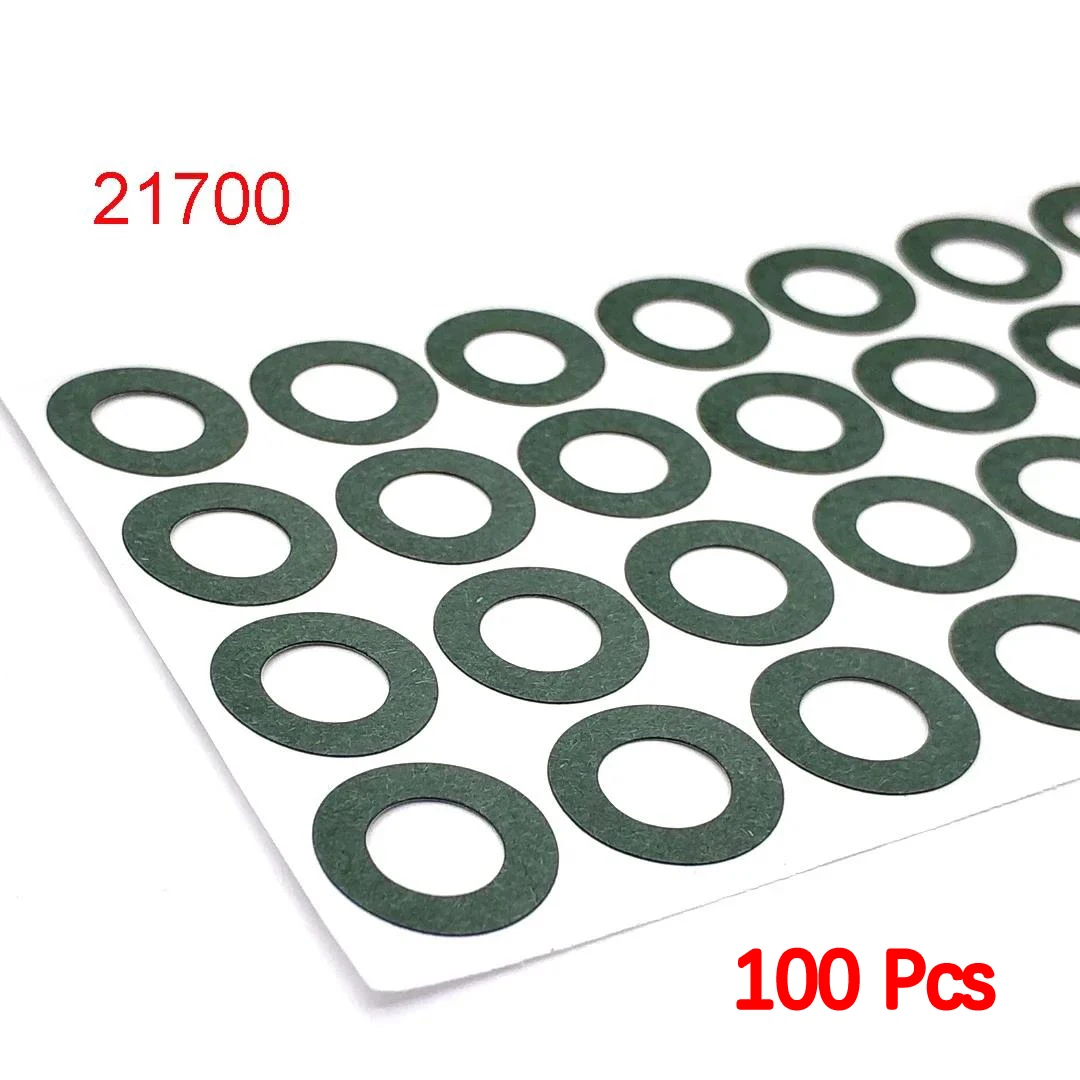 100pcs Self-Adhesive 18650 21700 26650 32650 Battery Insulating Gasket Li-ion Battery Insulation Electrical Insulation Pad Rings image 4