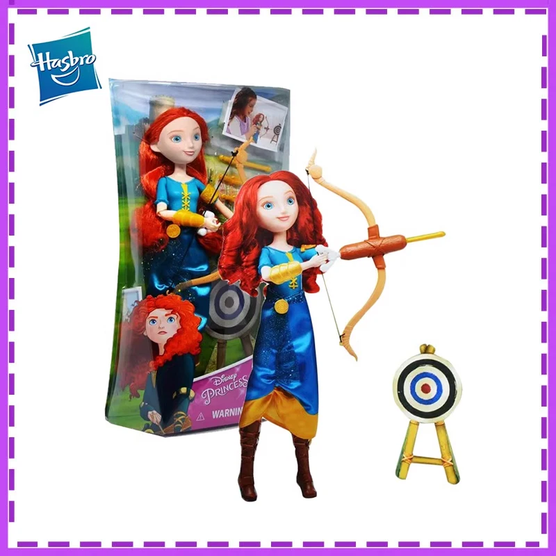 

Hasbro Anime Disney Princess Rapunzel Merida Snow White Cinderella Belle Jasmine Gifts for Children Action Figure Model Toys