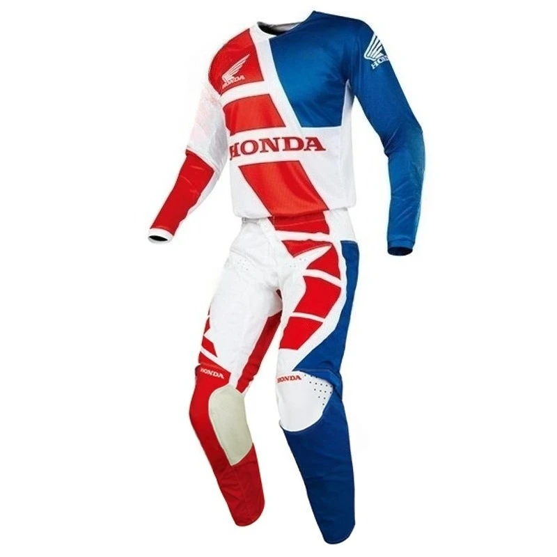 2026 Motocross Honda Jersey and Pants for Kids Set The Motocross Endurance Gear Combination Off-road Men and Women's Racing Suit