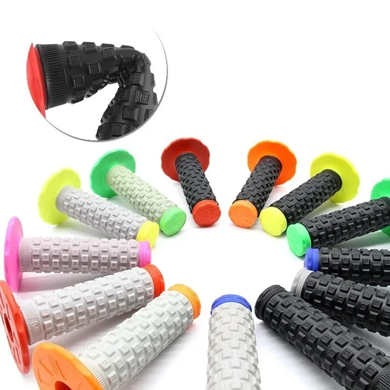 Off-road motorcycle accessories, handle cover modification, silicone 3D large particles, handle cover, soft handle cover