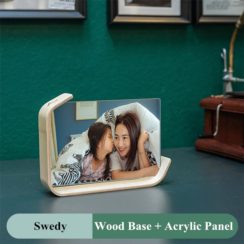 Imagem -06 - Acrílico Sign Display Stand Restaurante Mesa Menu Preço Suporte de Papel Imagem do Casamento Photo Poster Frame 14x21cm