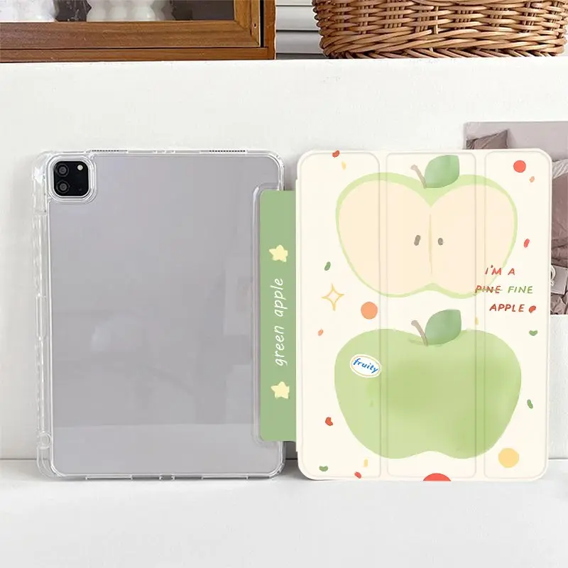 Clear Tri-fold TPU Flip Case for Xiaomi Pad 5/5Pro 6/6Pro 11 inch Xiaomi Pad 7/7Pro 8/8Pro 11.2 inch Redmi Pad SE 11 inch