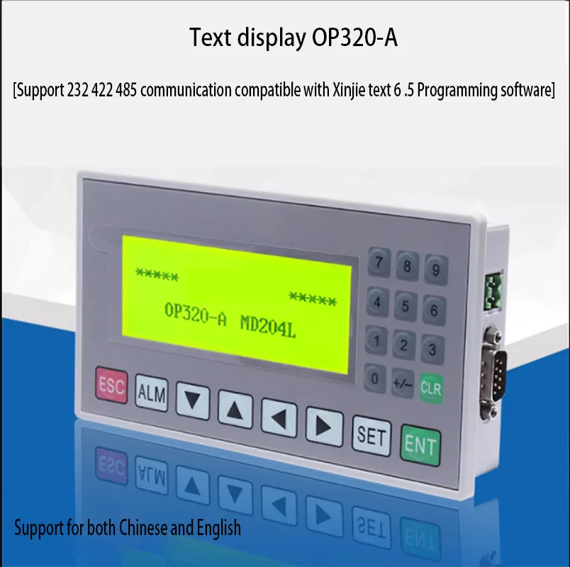 

Text display OP320-A MD204L supports 232 422 485 communication compatibility with Xinjie Text 8.0