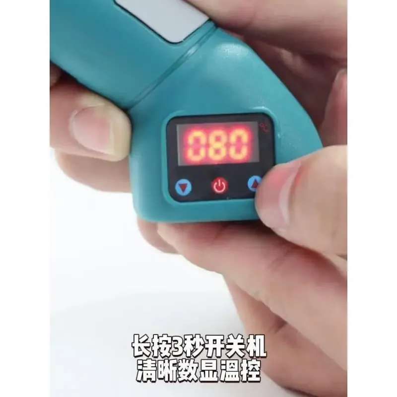 3.6V Mini Wireless Hot Glue Gun Household Children's Manual Charging Digital Temperature Control 7mm Small Cordless Silicone Gun
