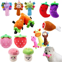 Cat Dog Toys Puppy Plush Sounding Toys Dog Training Toy Pet Toy Pet Accessories Bite Resistant Molars Dog Toys игрушки для собак