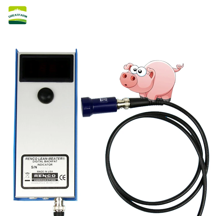 

Sow back fat thickness measuring instrument Portable veterinary back fat thickness measuring instrument