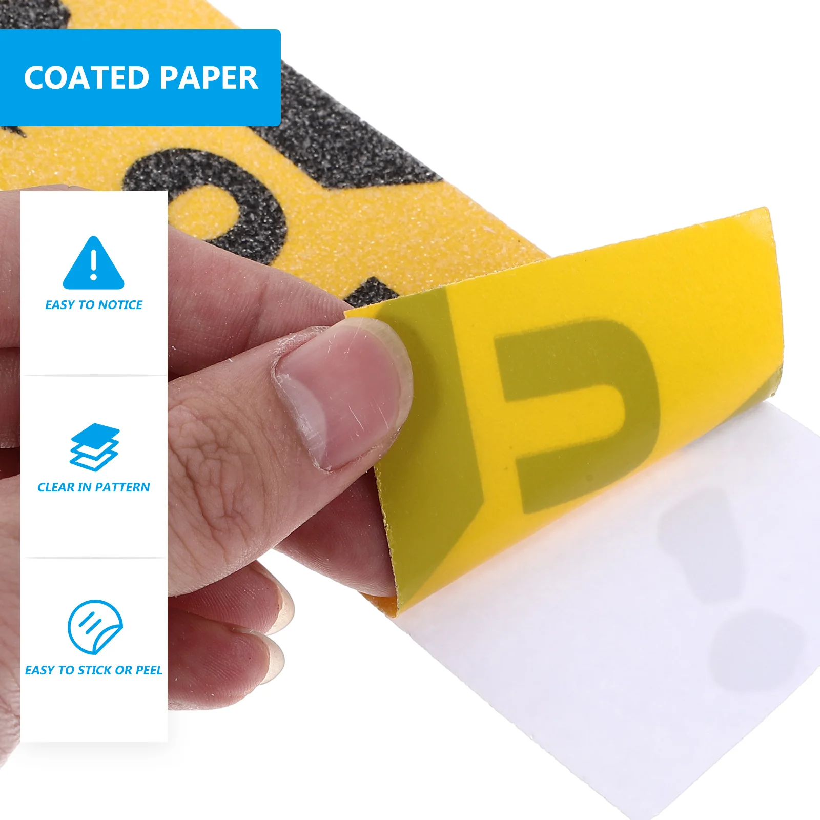 

1pc 1 Roll Yellow Caution Tape Anti-Slip Warning Sign Floor Decals For Halloween Diy Party Safety Decor Road Work Tapes