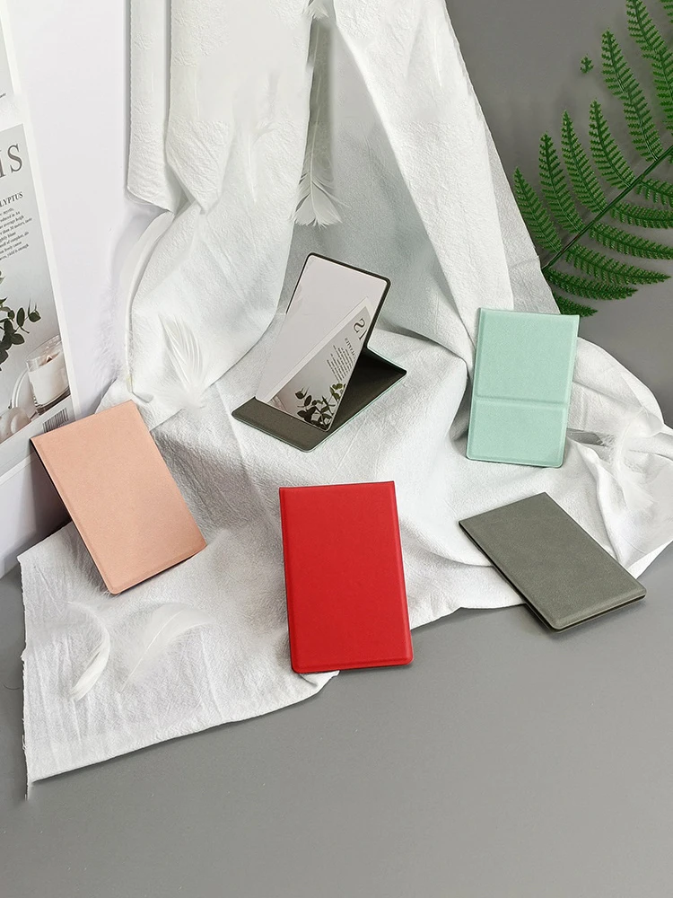 Pocket Rectangle Makeup Folding Mirrors Ultra-thin Folding Make Up Mirror Portable Compact Cosmetic Mirror