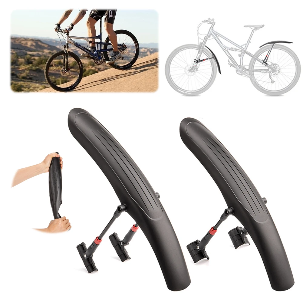 

Bicycle Mudguard Adjustable Bicycle Wings Quick Release Road Bike Rear Front Fender Mountain Bike Mudguard Bicycle Accessories
