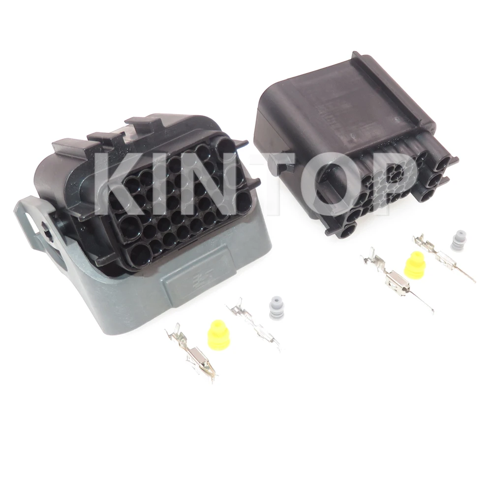 1 Set 36 Pins Auto Waterdichte Socket Met Draden 1743062-2 1743059-2 Auto Mannelijke Vrouwelijke Ecu Composiet connector Automotive Onderdelen