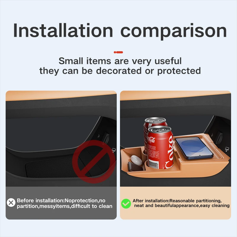 2024 2025 Geely Atlas Pro 실리콘 센터 콘솔 보관함 아래 중앙 제어 주최자 매트 자동차 인테리어