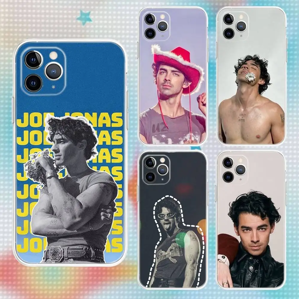 

Jonas Brothers Joe Jonas Phone Case For iPhone 17,16,15,14,13,12,11 Pro,Max,Plus,Air,X,XS,XR,SE,Mini Transparent Soft