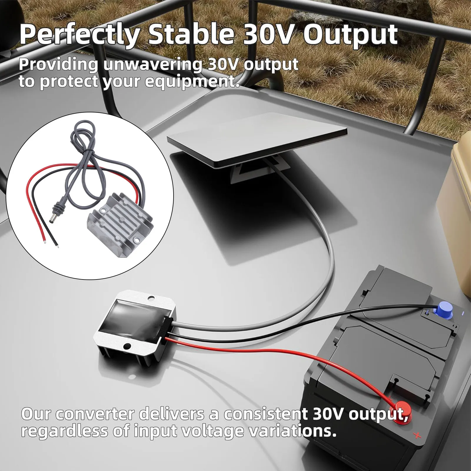 

Преобразователь спутникового питания, спутниковый повышающий преобразователь мощности 12 В, 24 В до 30 В, 3,5 А, усилительный адаптер питания для мини