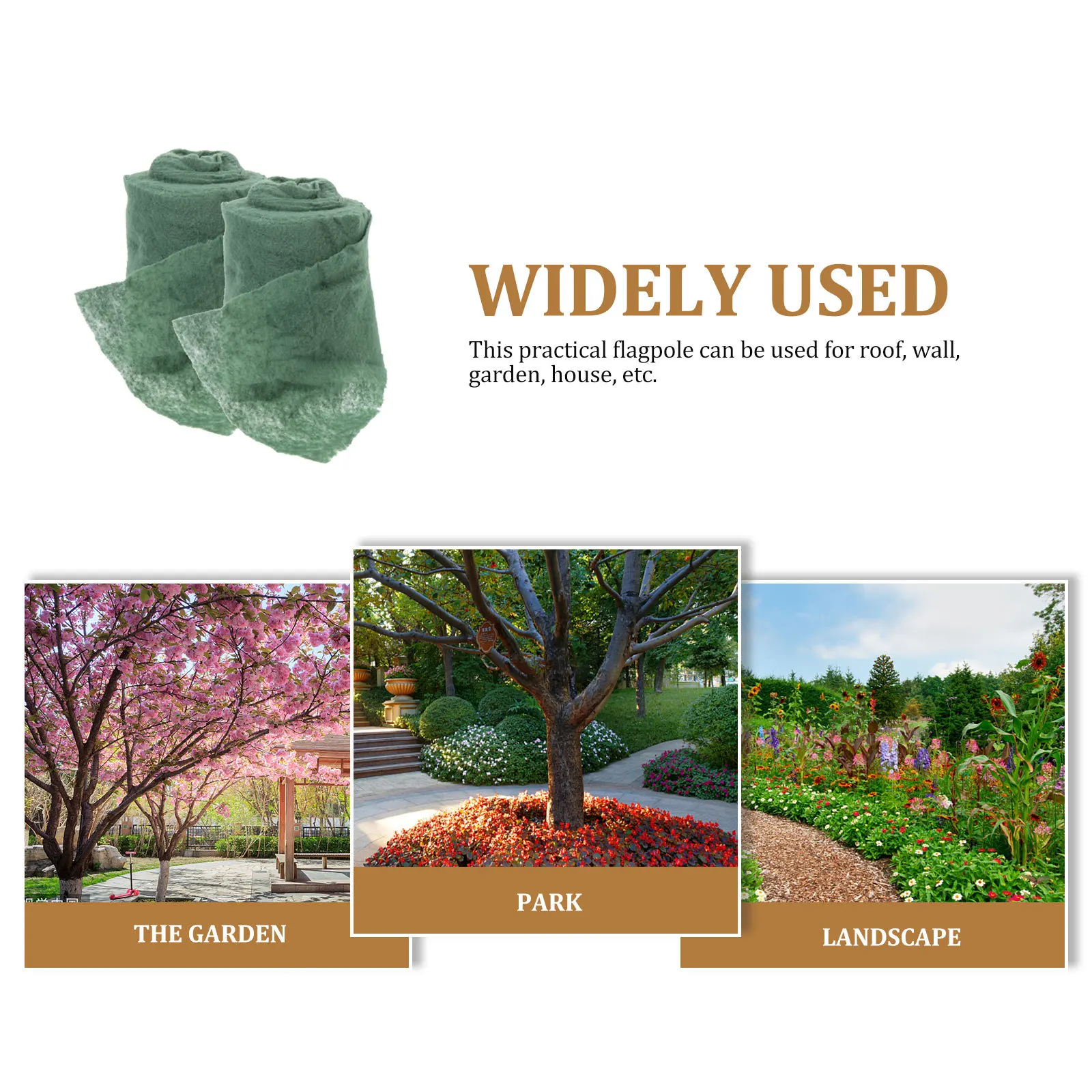 

2 Rolls Tree Protection Clothes Winter-Proof Wind-Proof Easy to Apply for Fruit Trees and Shrubs Practical Cloth Tree Wrapper