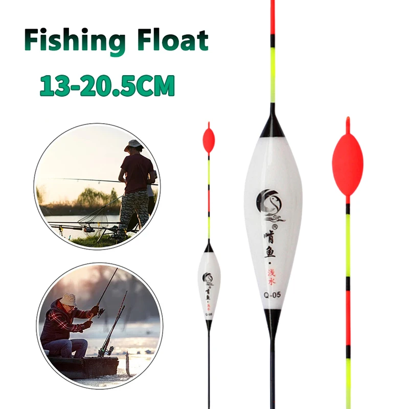 1PC Fishing Nano Float Shallow Water Floating Float Crucian Carp Vertical Buoy Visible Long Tail Buoy Fishing Tool