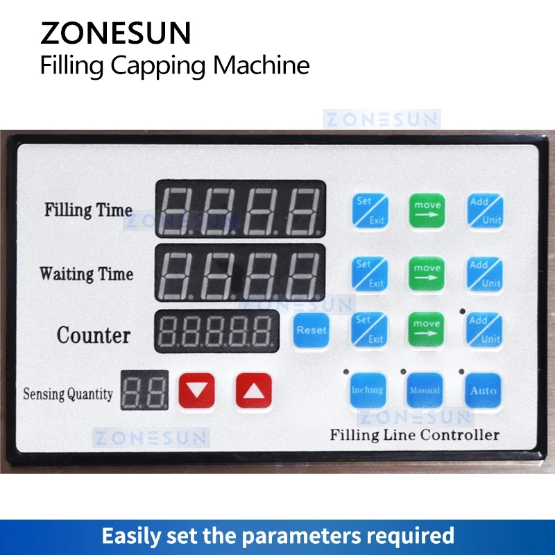 ZONESUN Pocket Perfume Peristaltic Pump Filling Cap Pressing Machine Bottle Filler Corking Equipment Custom Solution ZS-FYG01