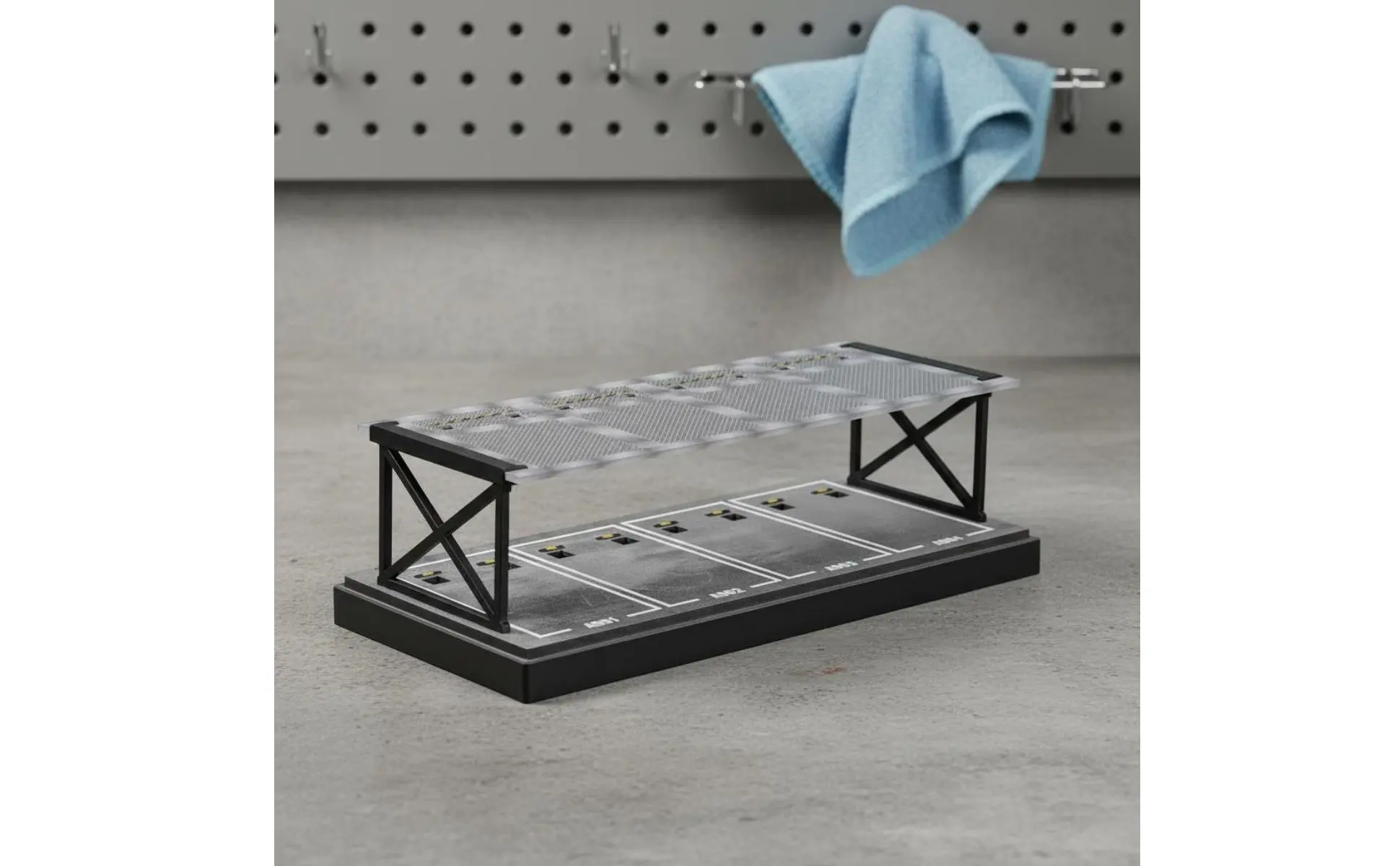 1:64 Parking Lot Display Easy to Assemble Double Layer Car Display Rack Miniature Car Garage Shelf Dust-Proof Lightweight 1:64 Parking Lot Display Easy to Assemble Double Layer Car Display Rack Miniature Car Garage Shelf Dust-Proof Lightweight