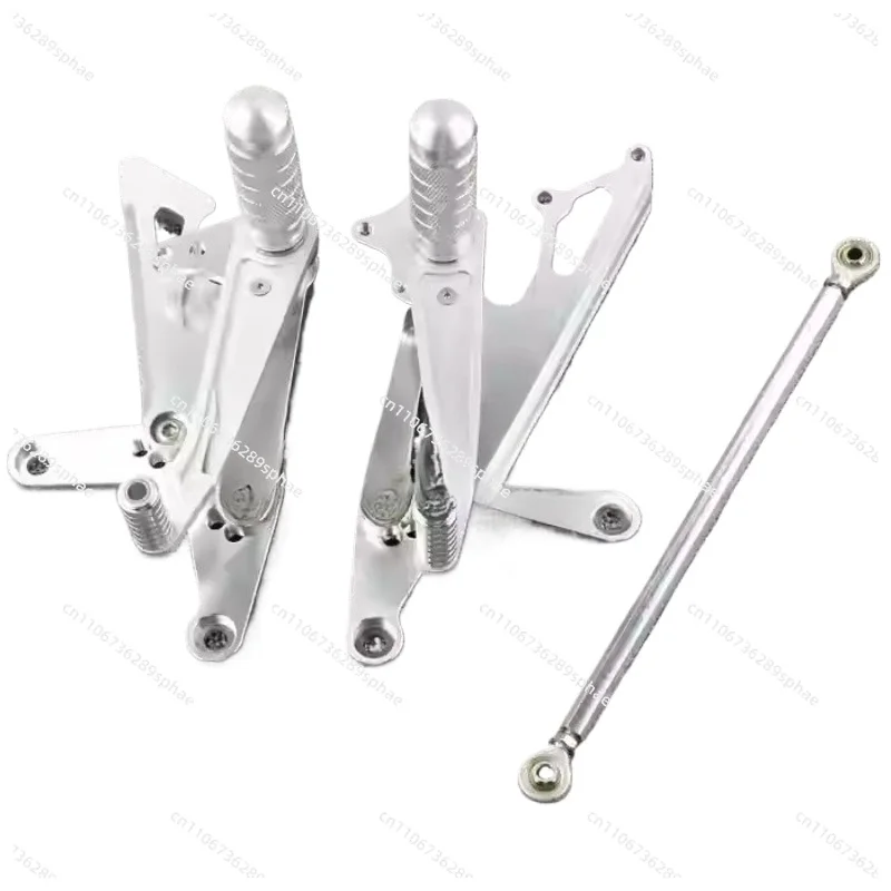 Aluminium Motorcycle Modification Pedal Motorbike Conversion Footrest For CBR250RR MC22 Silver