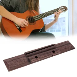 Rosewood Classical Guitar Bridge Pad, Peças De Guitarra De Madeira, 39in, 6 Cordas