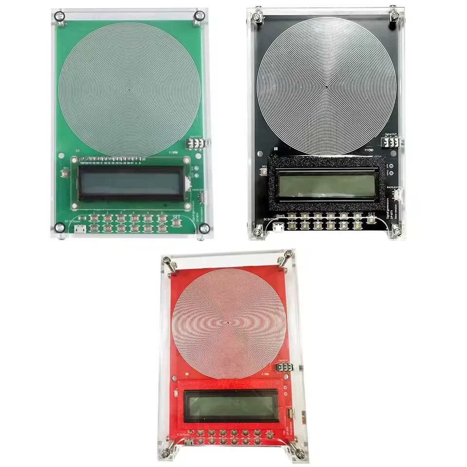 مولد رنين موجات شومان 7.83 هرتز مرنان صوت نبضي بتردد منخفض للغاية مع علبة أكريليك 0.01 ~ 100000 هرتز قابل للتعديل