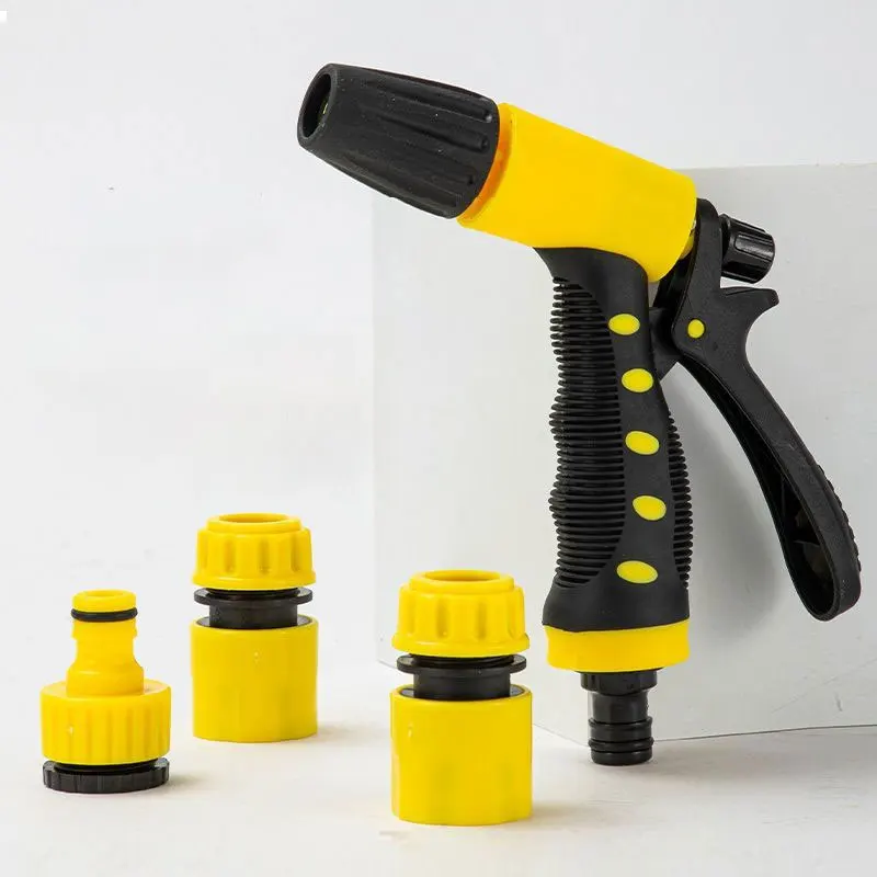 

High-pressure Water Pipe Spray Gun Garden Water Jet Cleaning Gun Suitable for Outdoor Car Watering Lawn Cleaning Water Gun Set