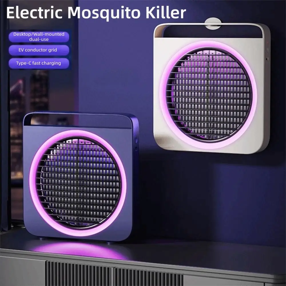 2400v高電圧電気蚊取り器-吊り下げ式-自立式-静音ショック蚊取りライト-usb充電式-uvライト