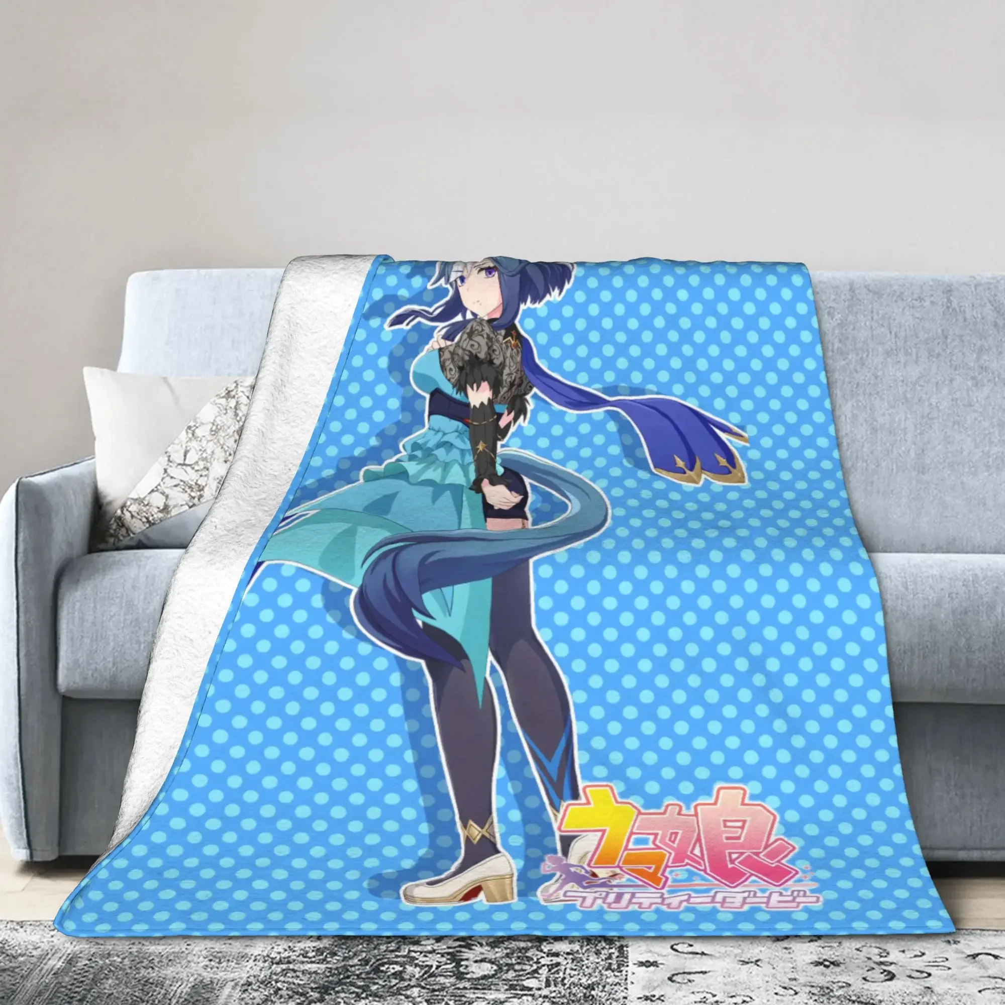 

Admire Groove UmaMusume Pretty Derby Flannel Blanket Winter Soft Throw Blanket for Girls Boys Couch Bed Sofa Cover
