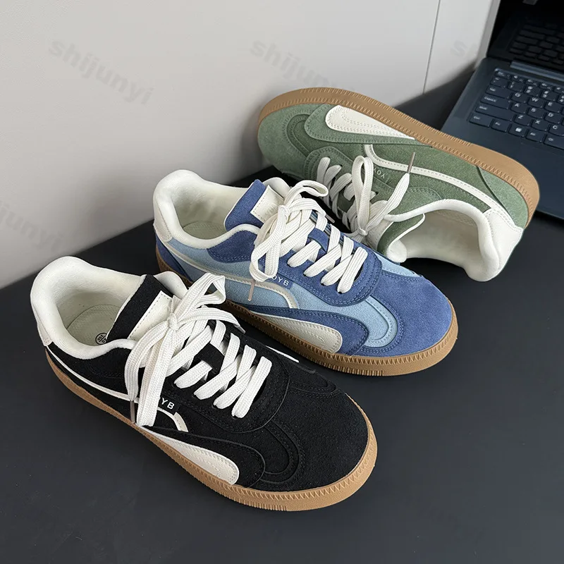 

Lightweight Casual Board Shoes Men's Autumn New Vintage Comfortable Vulcanized Shoes Outdoor Non Slip Fashion Lace Up Sneakers
