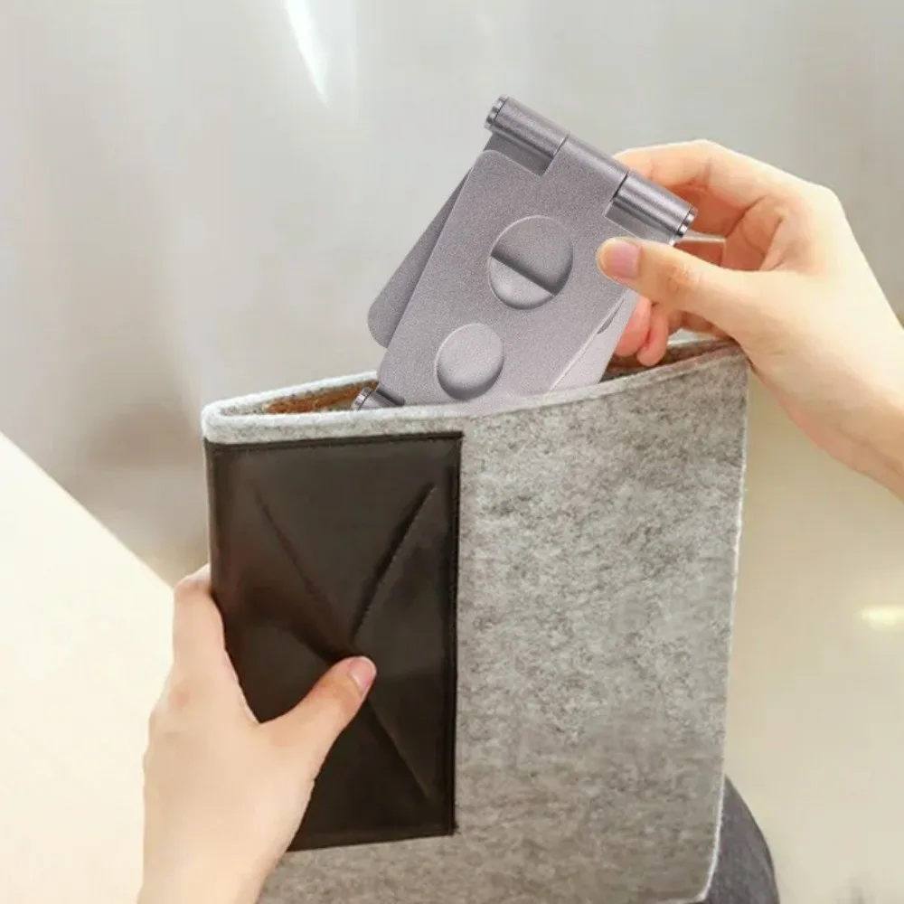 Foldable Mobile Phone Holder Portable Adjustable Mobile Phone Stand Aluminum Alloy Non-slip Table Cell Phone Bracket Universal