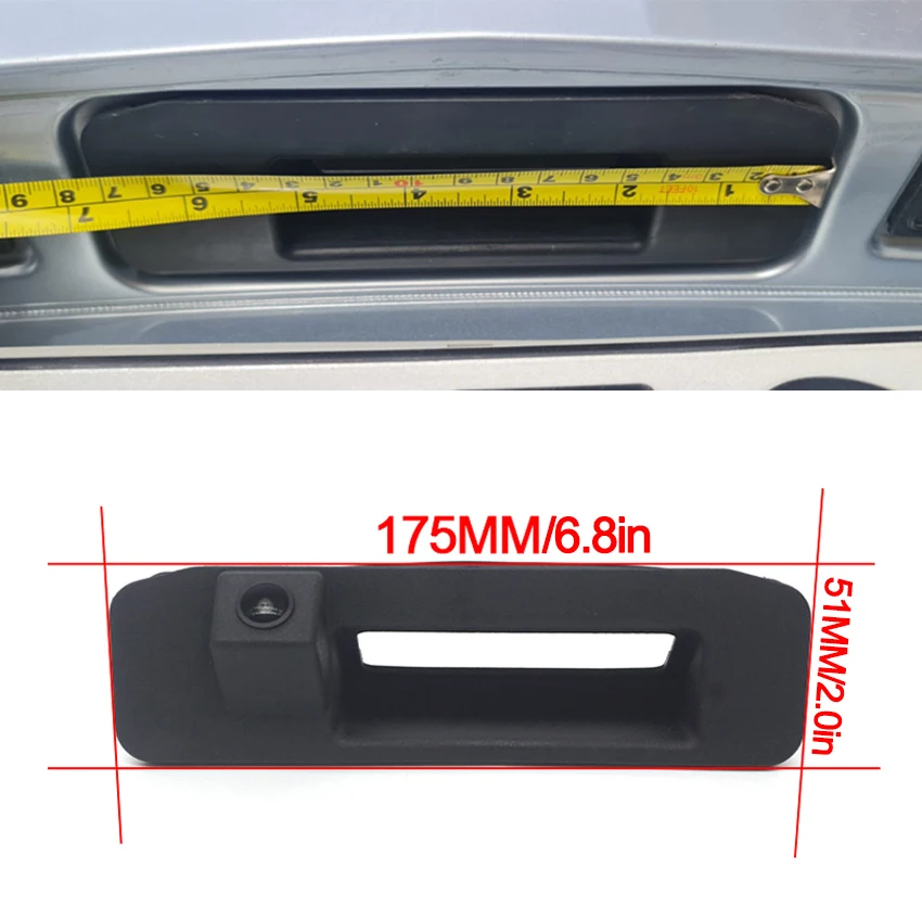 HD 1080P Car Reverse Backup Trunk Handle Camera Night Vision For Mercedes Benz A180 A200 A260 GLK 300 X204