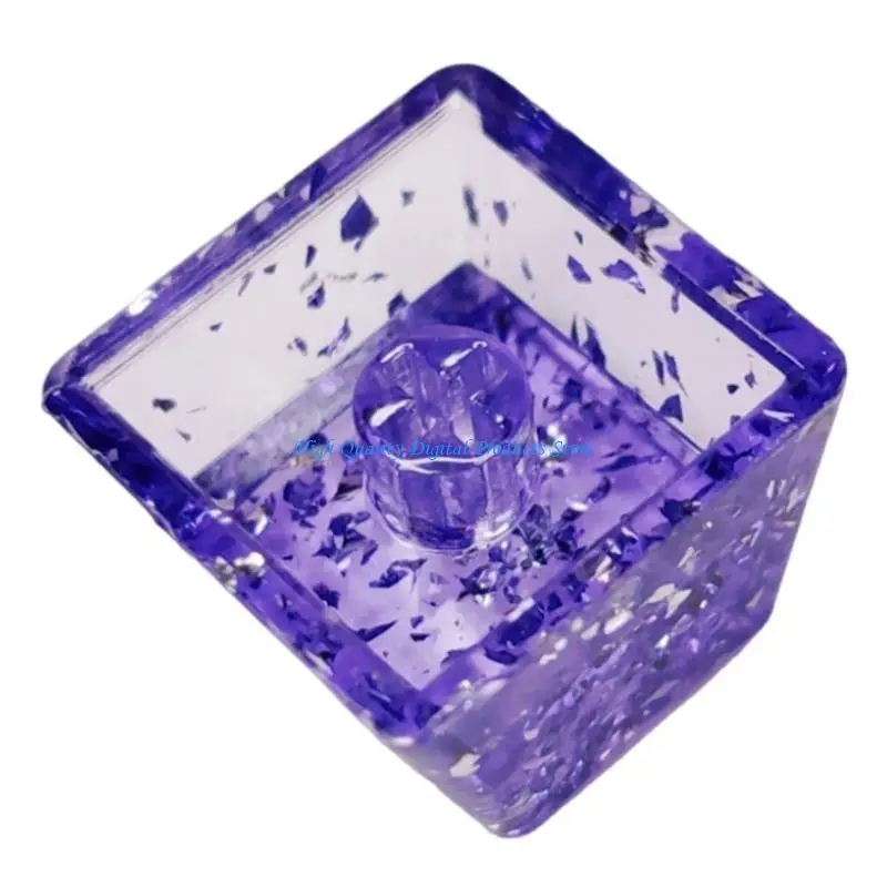 

U2JE Transparent Sequins Resins Keycap R4s OEM Profile Mechanical Keyboards Keycap