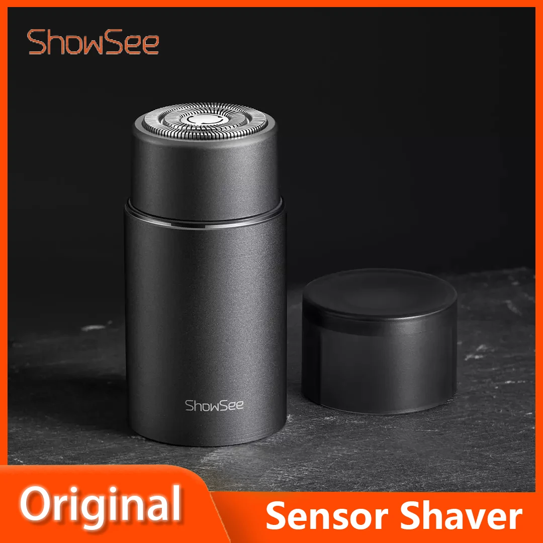 YOUPIN 2022 New ShowSee Smart Sensor Shaver Mini Electric Men's Razor Portable Shaving Tool for Travel Dormitory