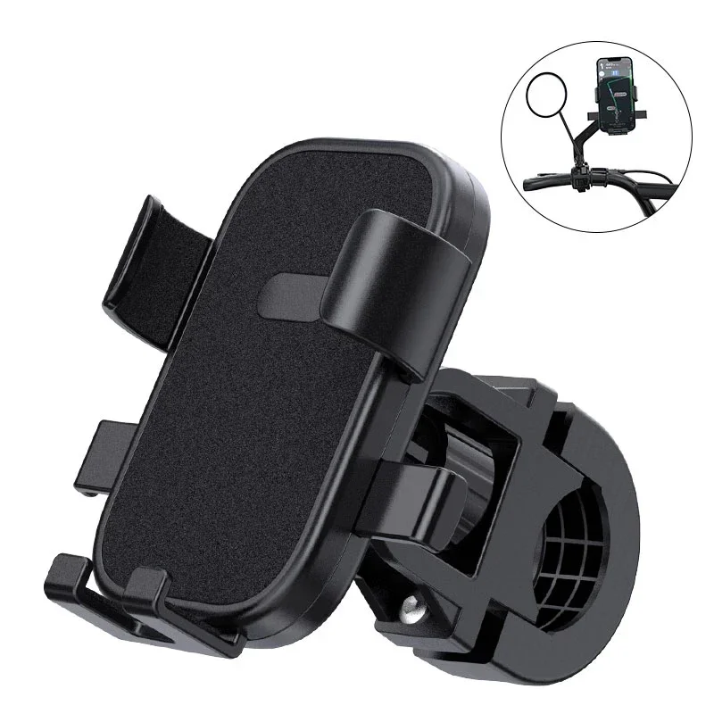 

Anti-slip Phone Mount 360° Rotatable Adjustable Bike Phone Mount for Outdoor Cycling Mountain Bike Scooter Accessories