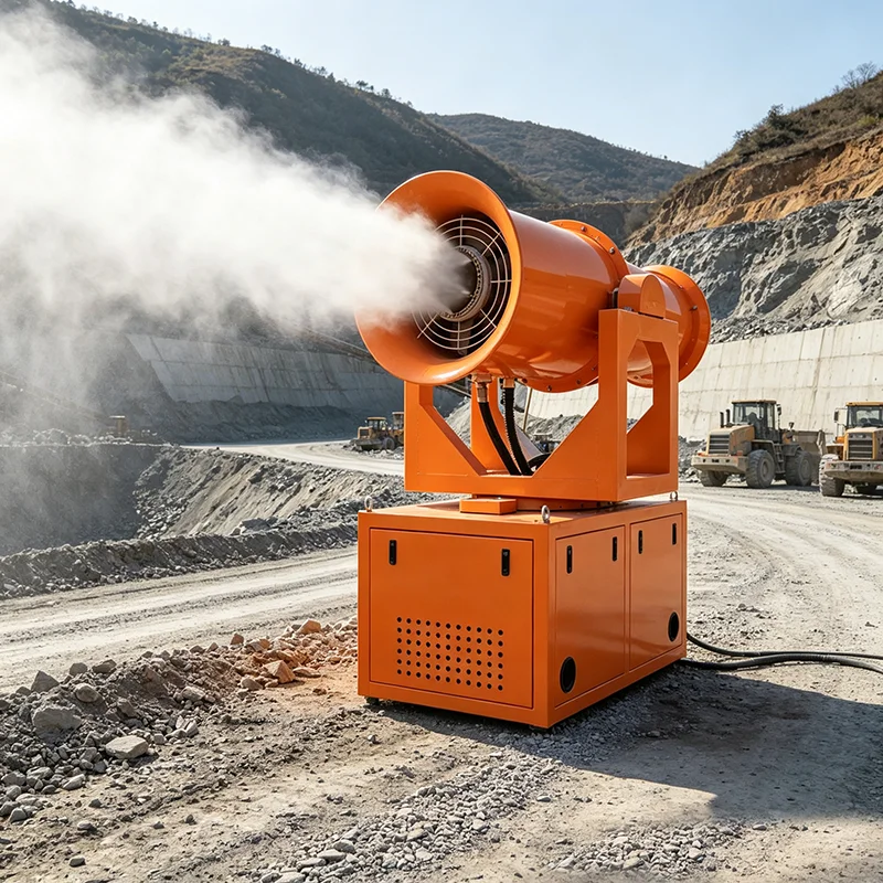 Mist Cannon Stationary Type 30M Environment‑Friendly Dust Suppression Fog Cannon for Factory Workshop