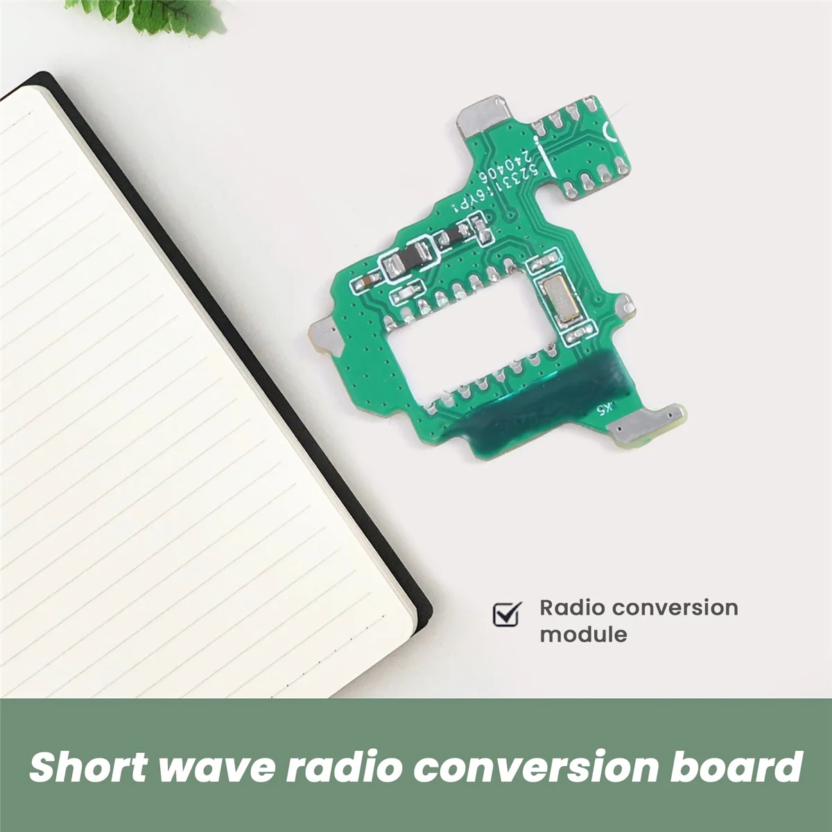 Modulo di modifica a onde corte per modulo di modifica Qalkie-Talkie Radio Quansheng UV-K5/K6 per la sicurezza delle proprietà