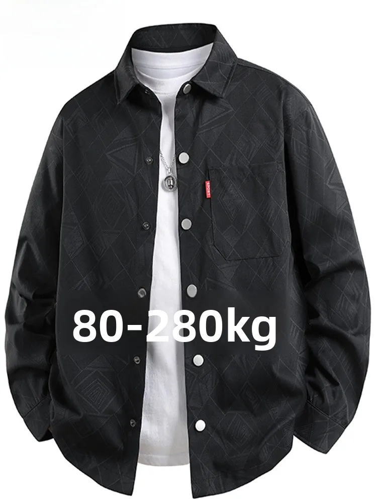 

Свободный крой Long Sve, повседневная мужская весенне-осенняя новая верхняя одежда с воротником, топ из полиэфирного волокна