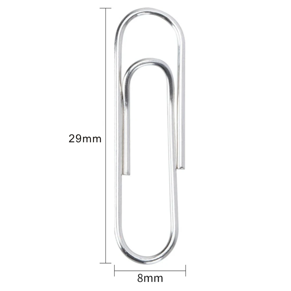 Paper clip steel quality nickel plating suitable for school teachers  students to store and sort paper office supplies folders