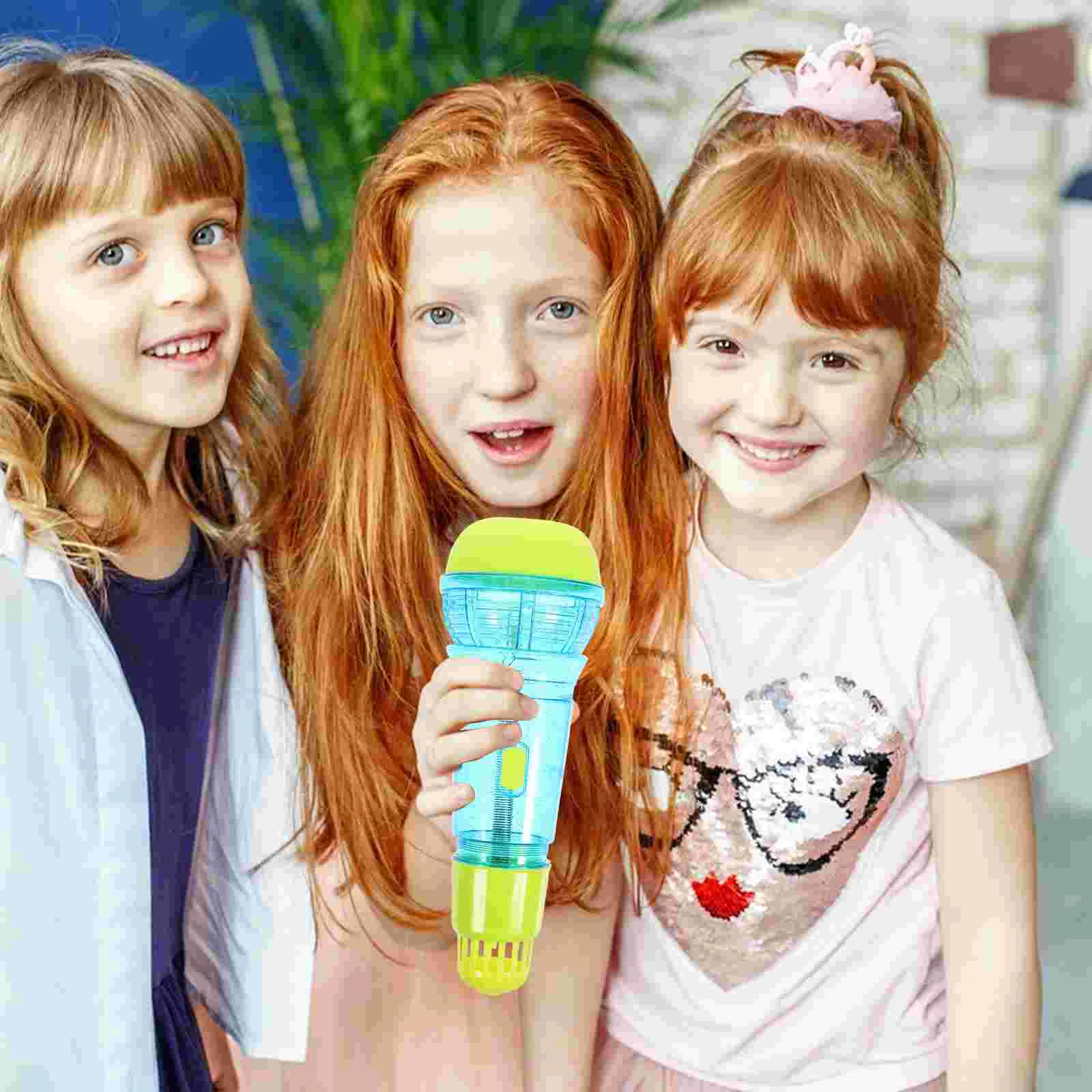 Prezenty dla dzieci Mikrofon dla dzieci Party Echo Zabawki Rekwizyty Fałszywe modele Niebieskie dzieci Dziecko