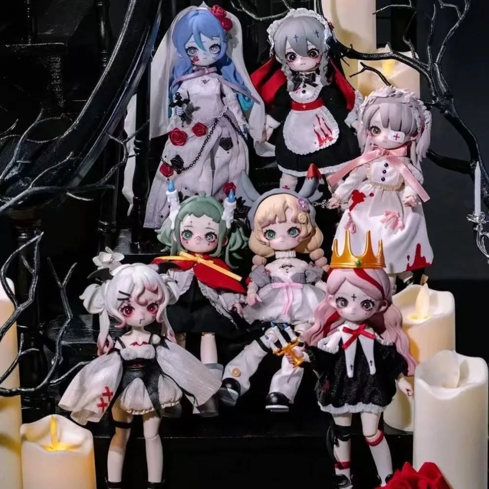 

Presale Nyssa Blind Box Eerie Nightmare Series 1/12 Bjd Gothic Style Anime Figure Movable Joints Pvc Figures Garage Kit Toys