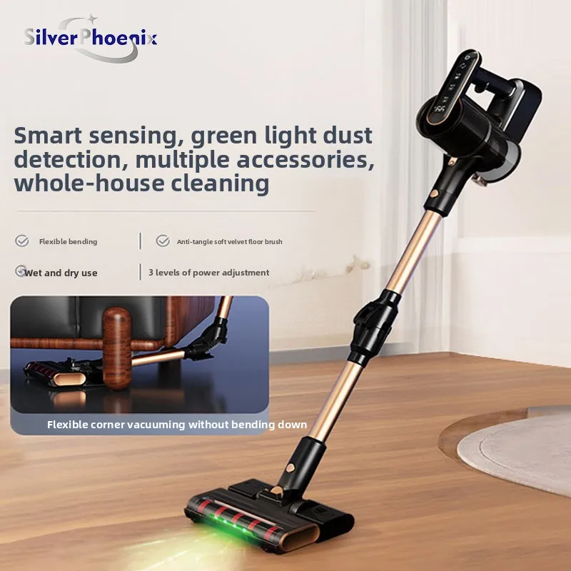 Home Wireless Intelligent Vacuum Cleaner with 16kpa High Suction Foldable Three-Mode Control for Home Cleaning