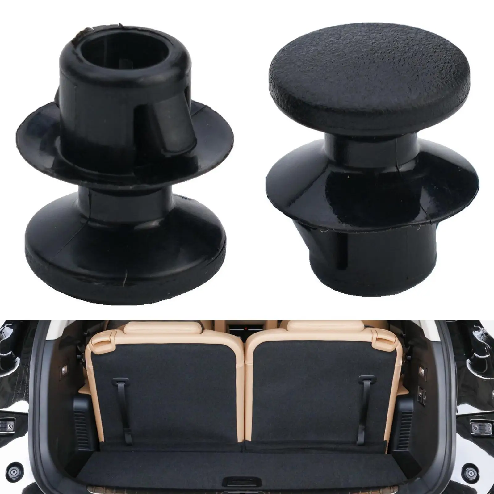 2*Rear Parcel Shelf Hook Hanger Clip For Hyundai I10 I20 For Kia 8594507000 Shelf String Cord Hanger Clips Bracket Retainer  